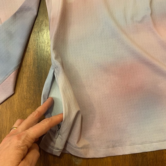 Calia UV Long sleeve 1/2 zip Golf Shirt Large Lake Reflection Cool color - Picture 5 of 11